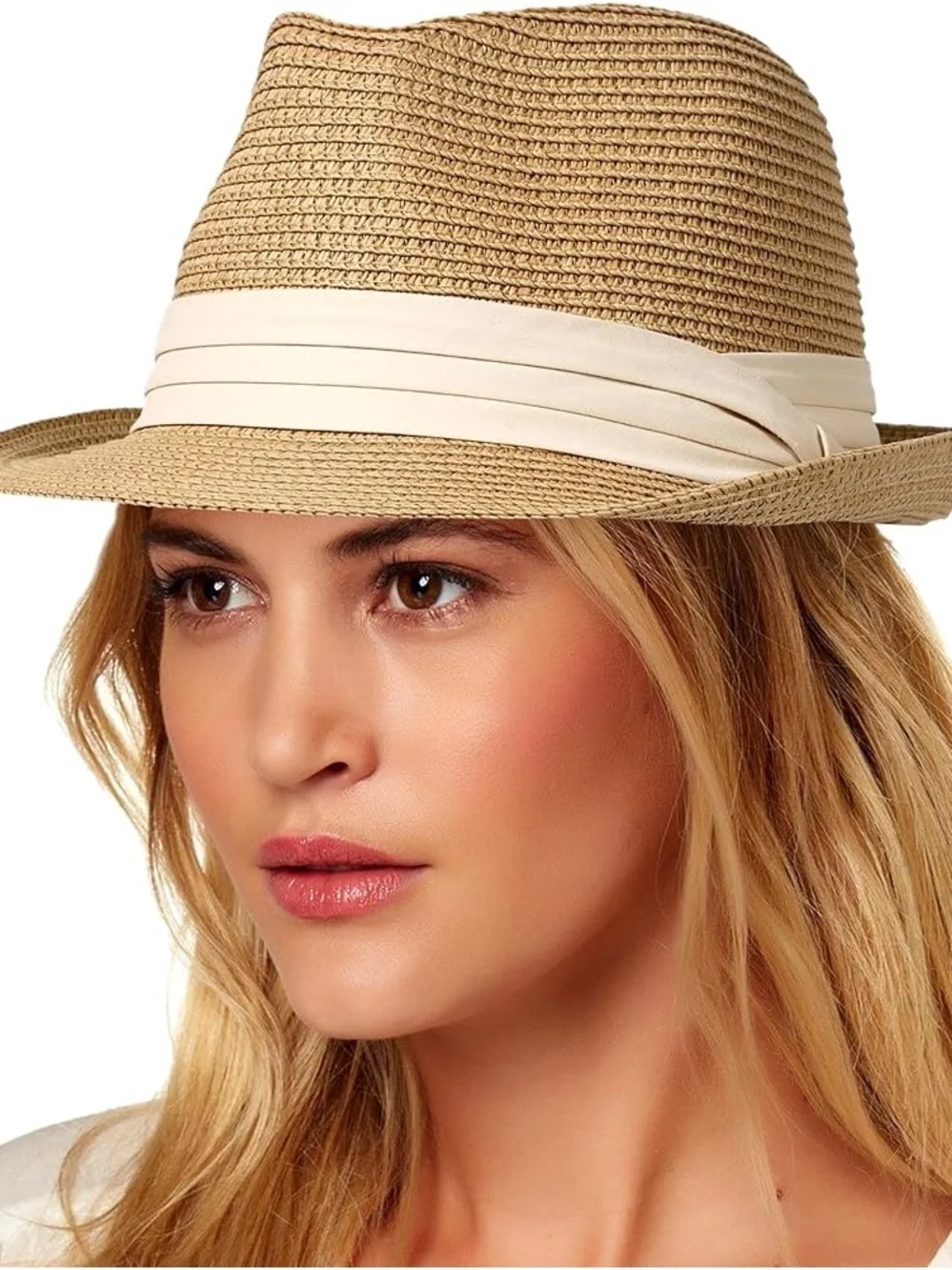 NWT Natural Straw Hat - UV Protection - Beach Hat